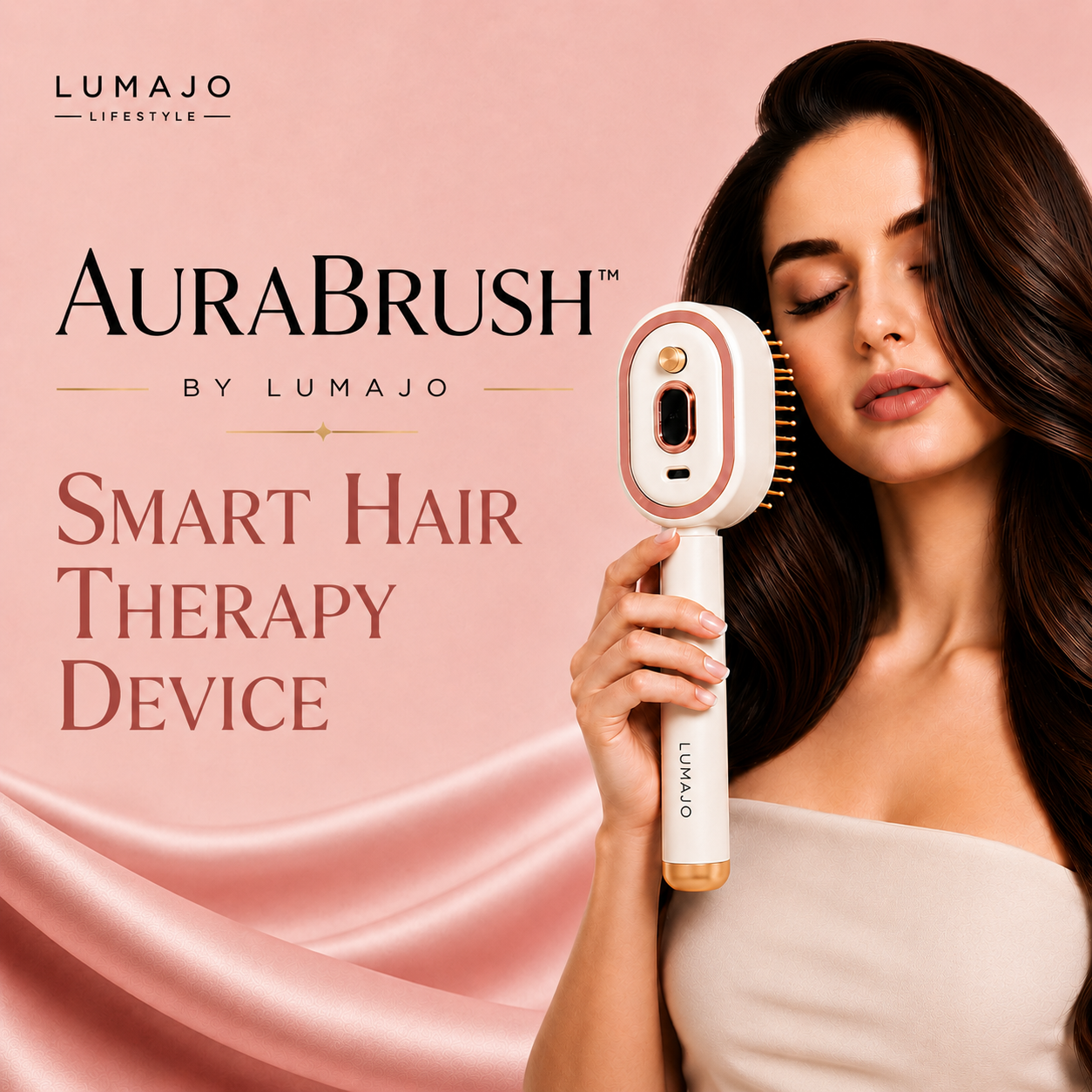 3-in-1 Self-Cleaning Steam Scalp Massager Brush