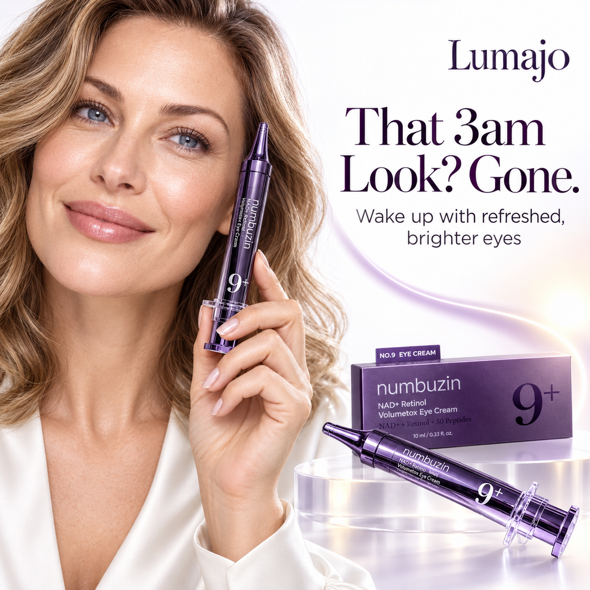 Augencreme mit NAD+ & Retinol | Lumajo