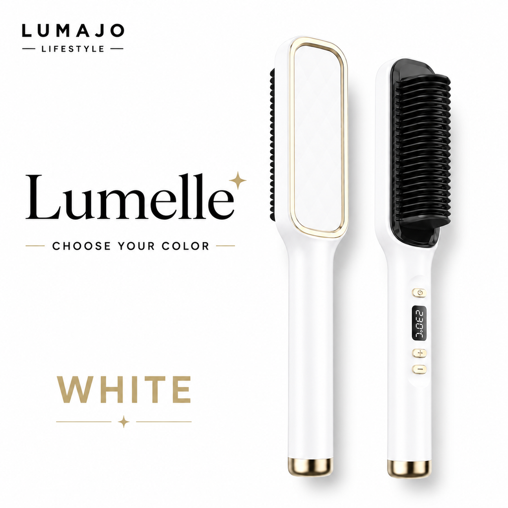 Ionic Hair Straightener Brush – 30 Heat Settings | Lumelle