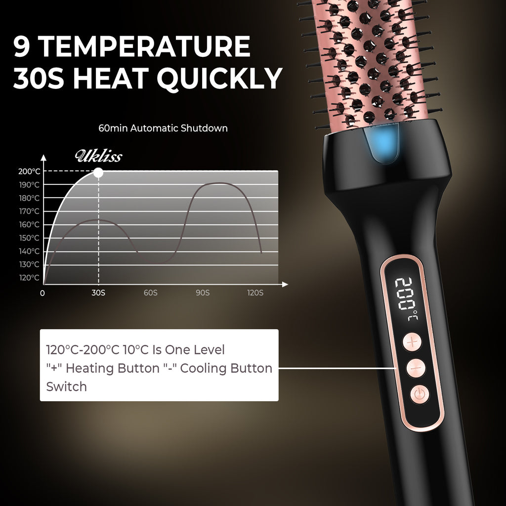 3-in-1 Ionic Heated Styling Brush | Lumajo
