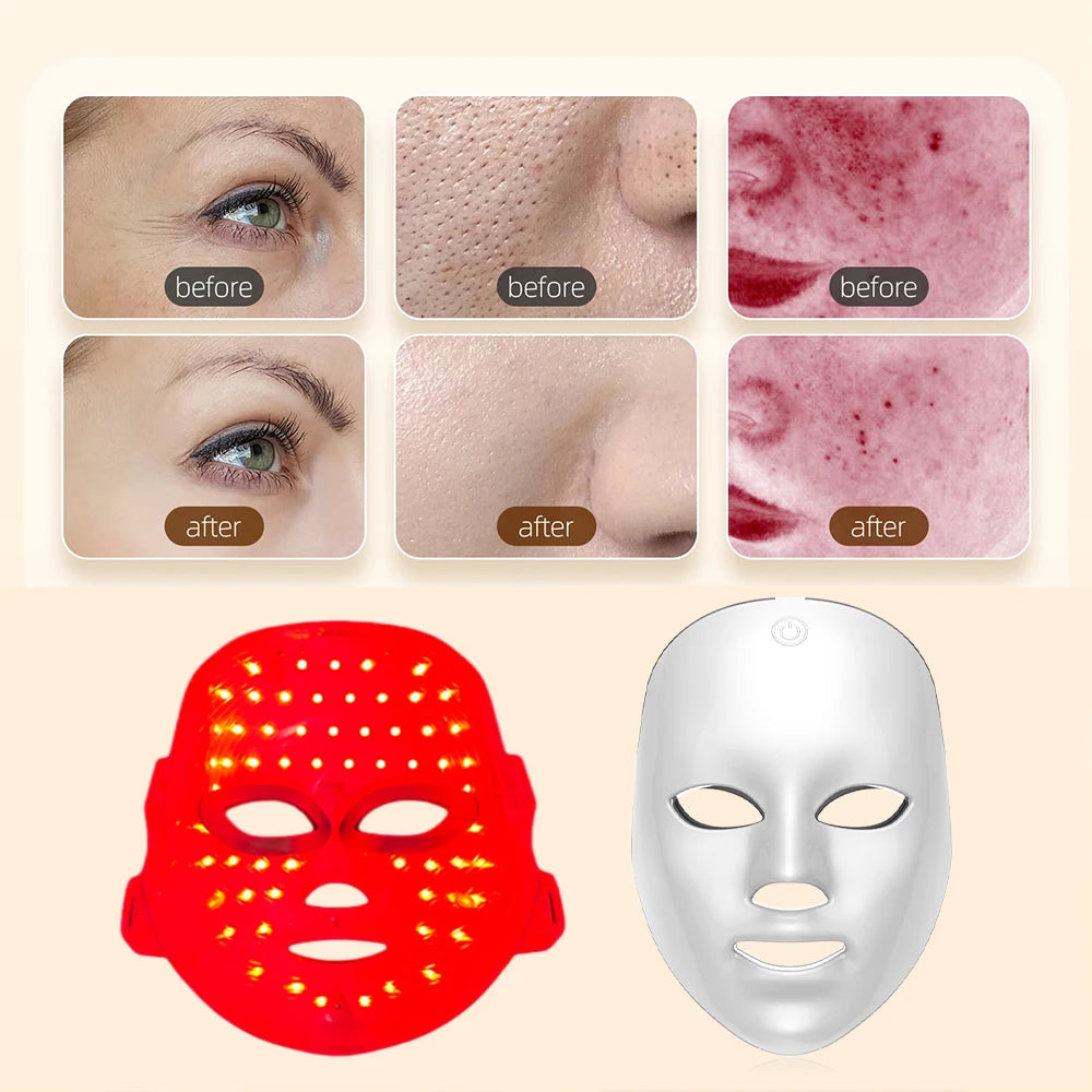 7-Colour LED Face Therapy Mask | Lumajo