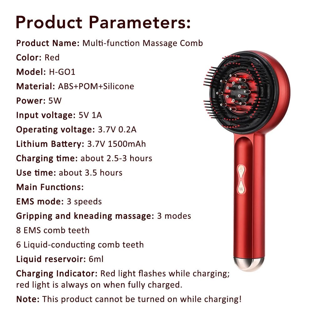Electric Deep Tissue Scalp Massage Comb | Lumajo