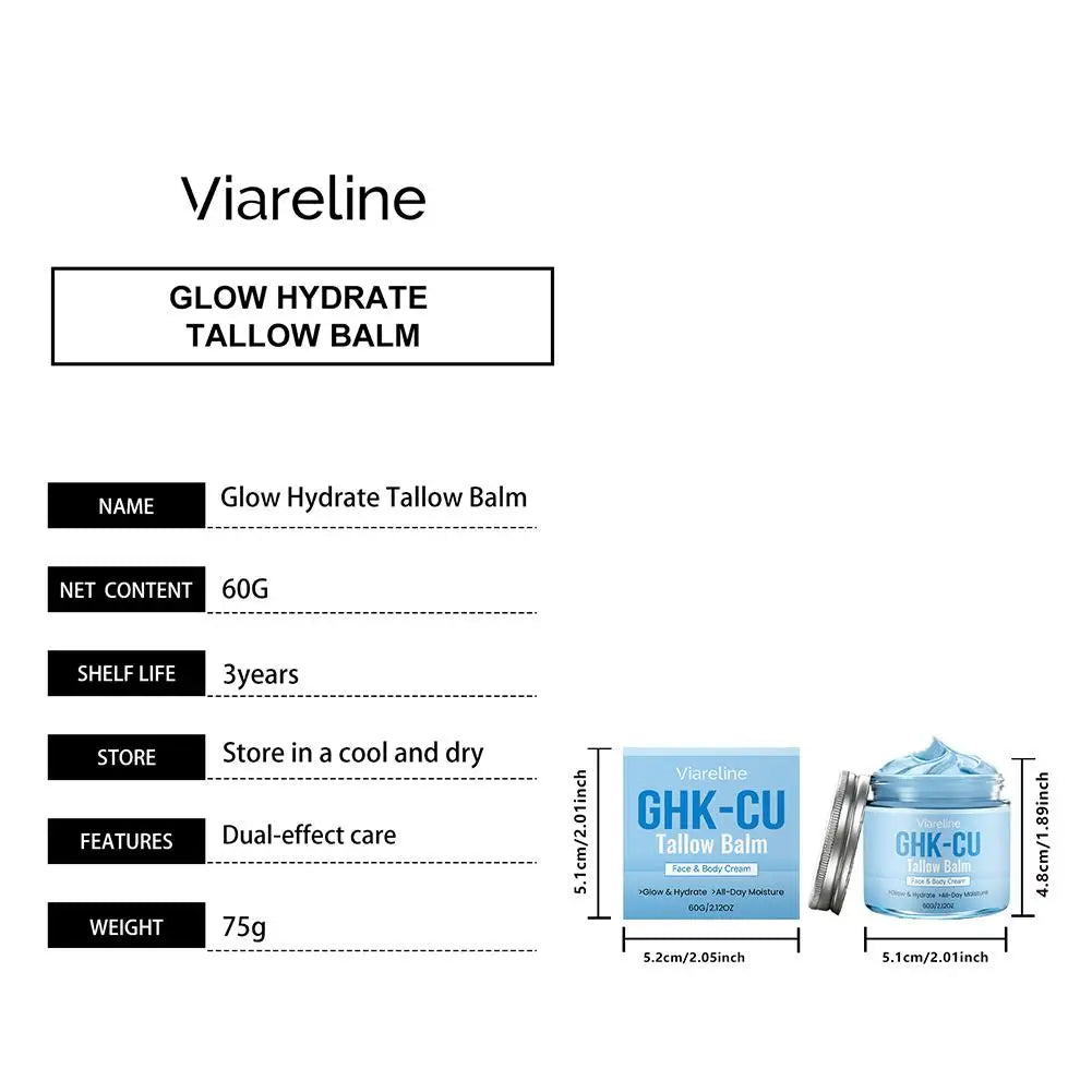 Copper Peptide Tallow Balm, Face & Body