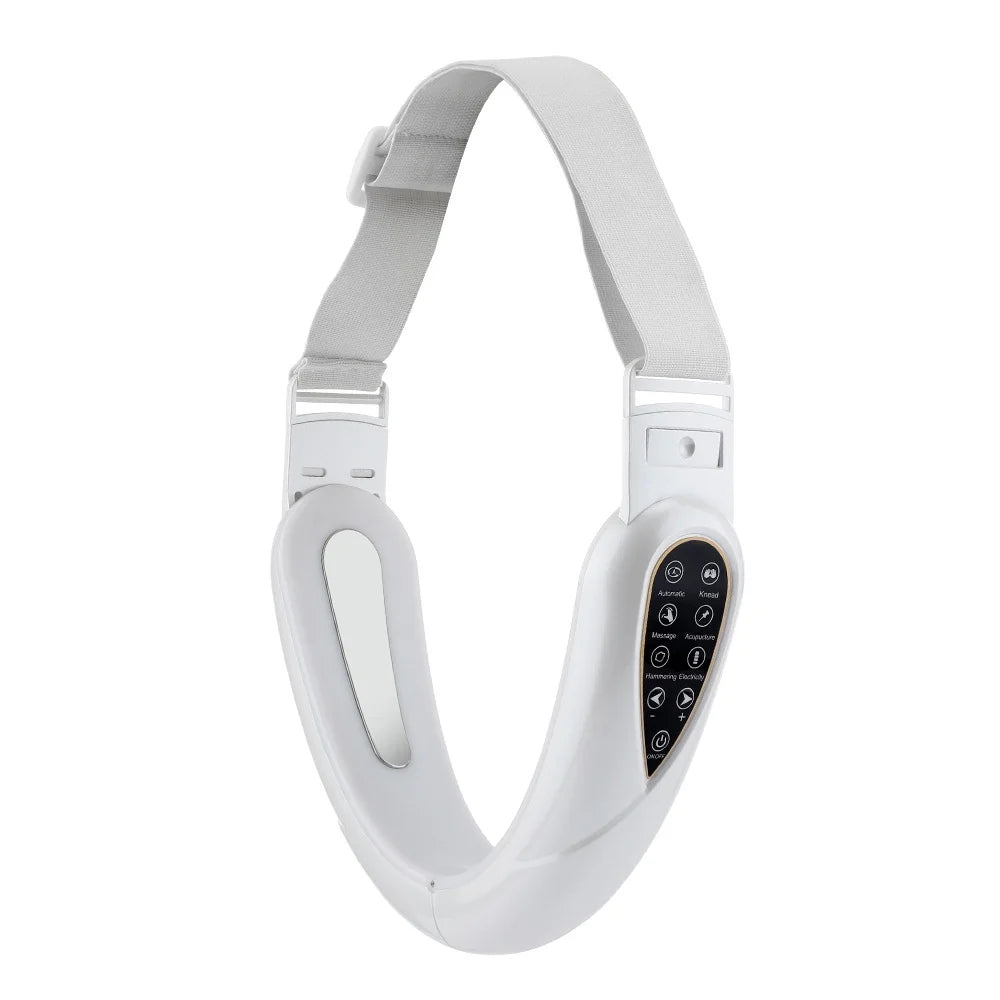 Rechargeable V Face Massager, Portable Facial Massage Device, LED Display, Facial Beauty Instrument
