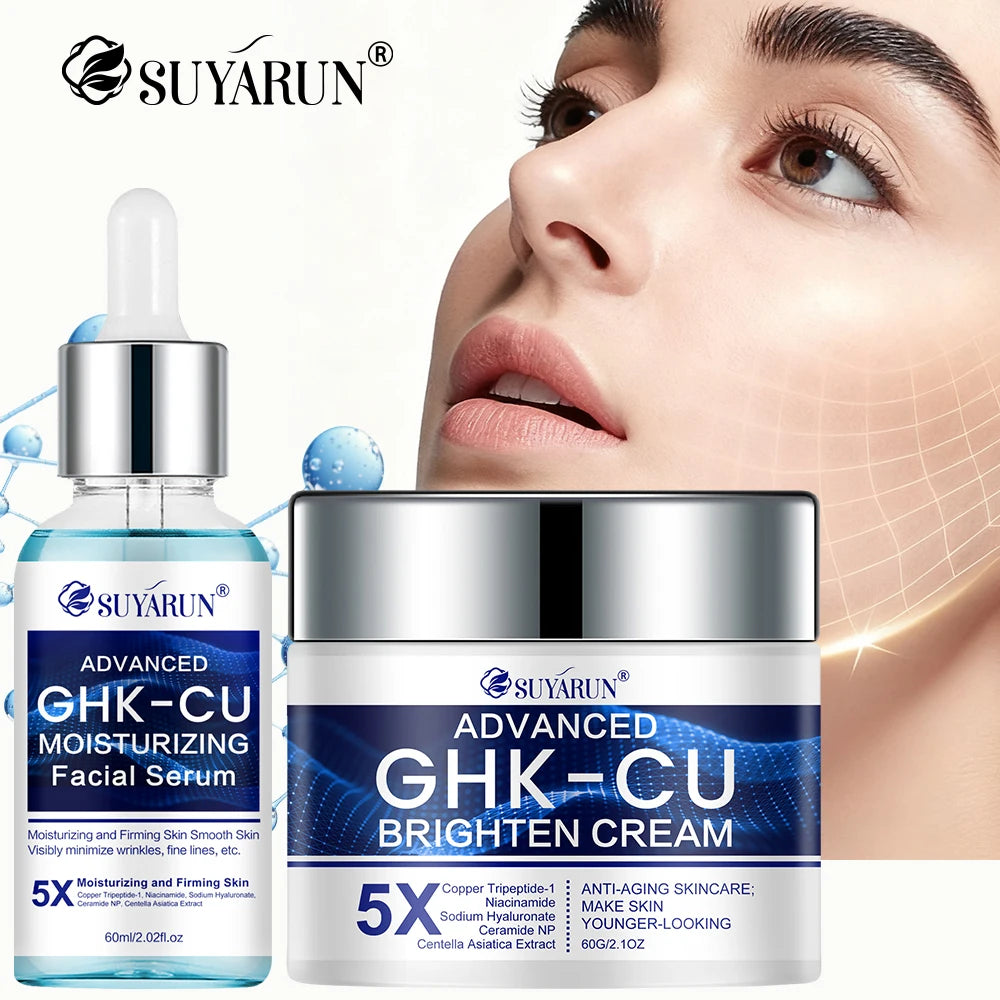 GHK-Cu Copper Peptide Cream & Serum Set