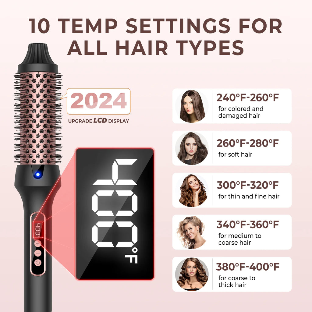 3-in-1 Ionic Heated Styling Brush | Lumajo