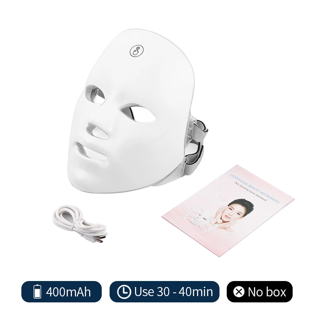 7-Colour LED Face Therapy Mask | Lumajo