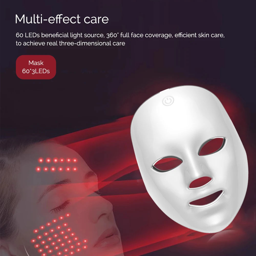 7-Colour LED Face Therapy Mask | Lumajo