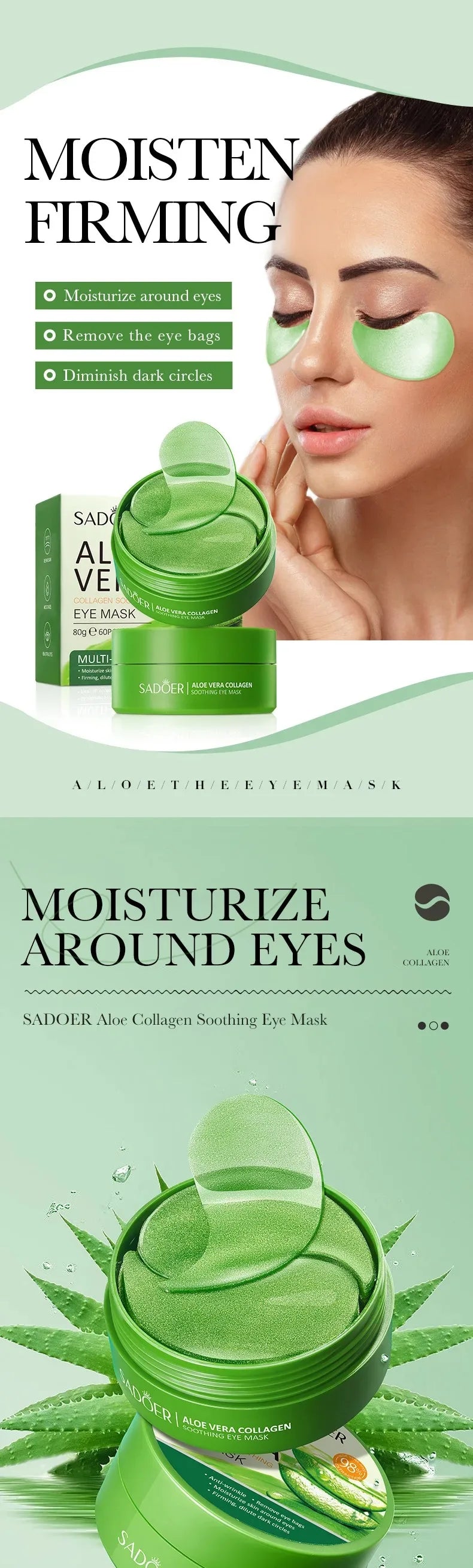 Collagen Anti-Dark Circle Eye Masks | Lumajo