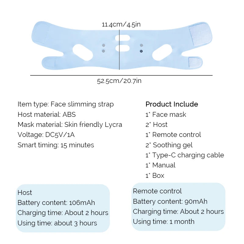 EMS Chin & Cheek Slimming Strap | Lumajo