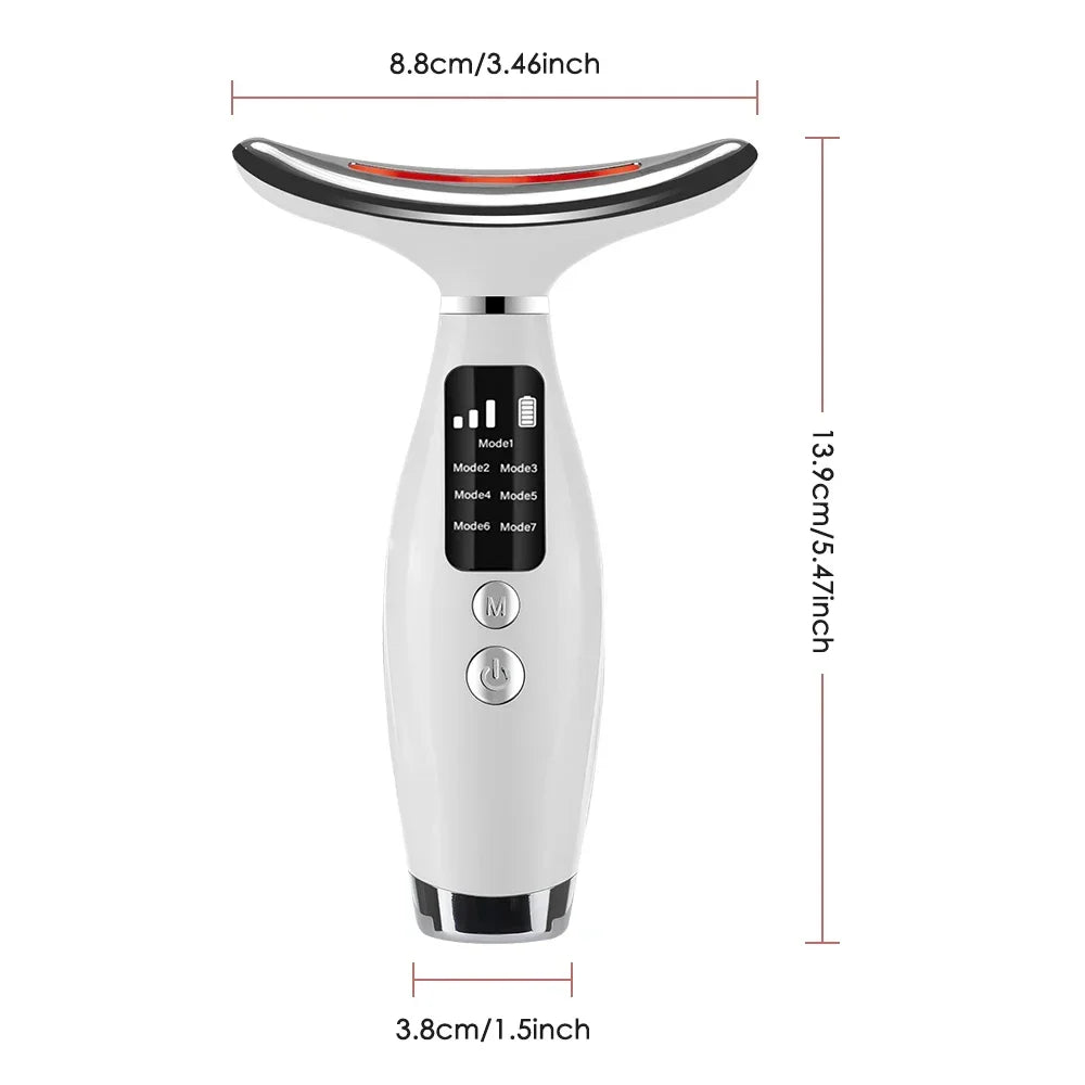 7-Colour LED Face & Neck Massager | Lumajo