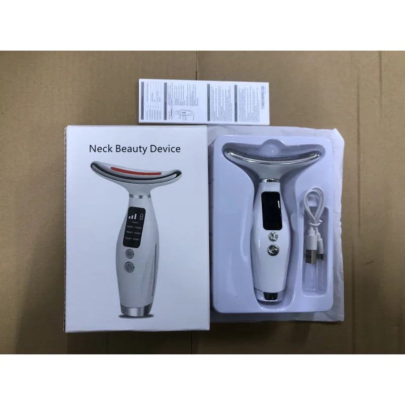 7-Colour LED Face & Neck Massager | Lumajo