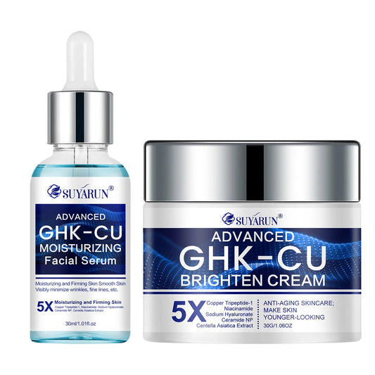 GHK-Cu Copper Peptide Cream & Serum Set