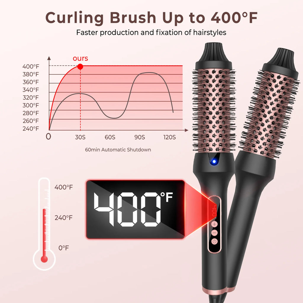 3-in-1 Ionic Heated Styling Brush | Lumajo