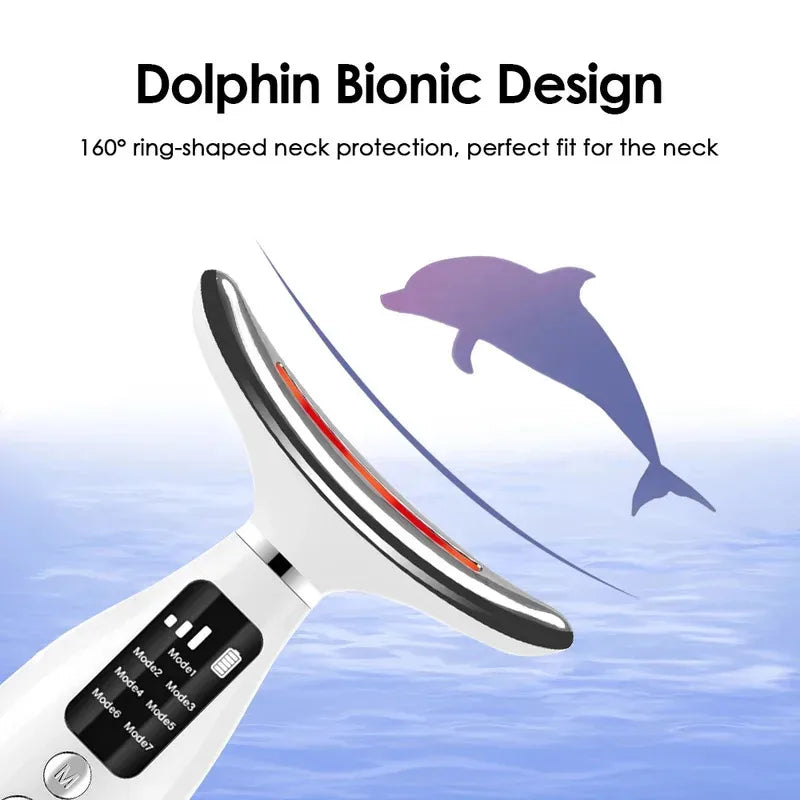 7-Colour LED Face & Neck Therapy Massager