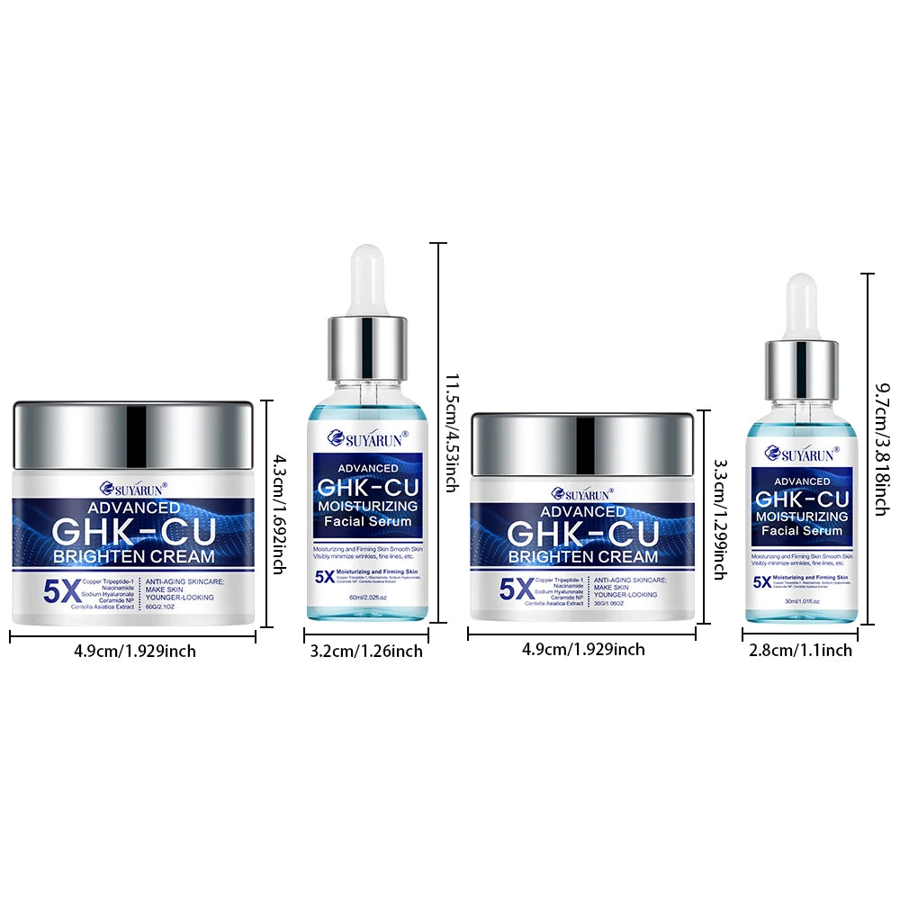 GHK-Cu Copper Peptide Cream & Serum Set