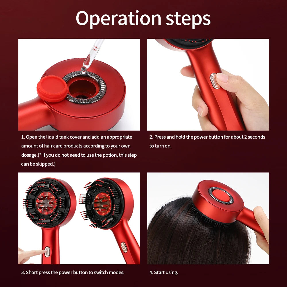 Electric Deep Tissue Scalp Massage Comb | Lumajo