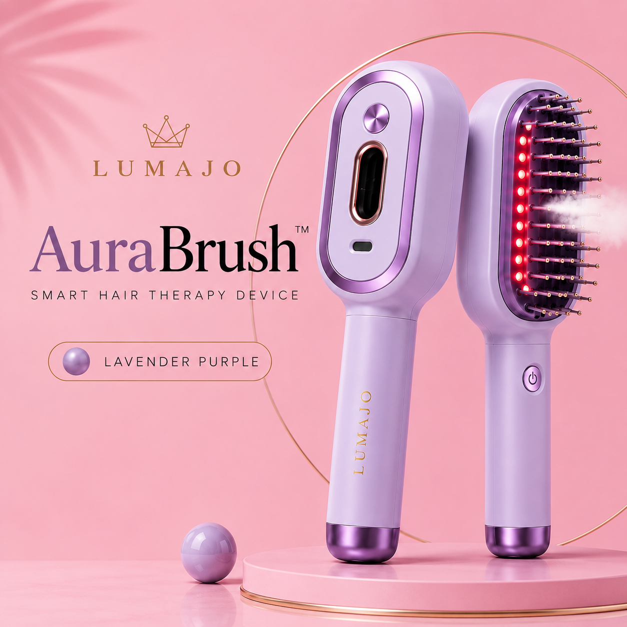 3-in-1 Self-Cleaning Steam Scalp Massager Brush