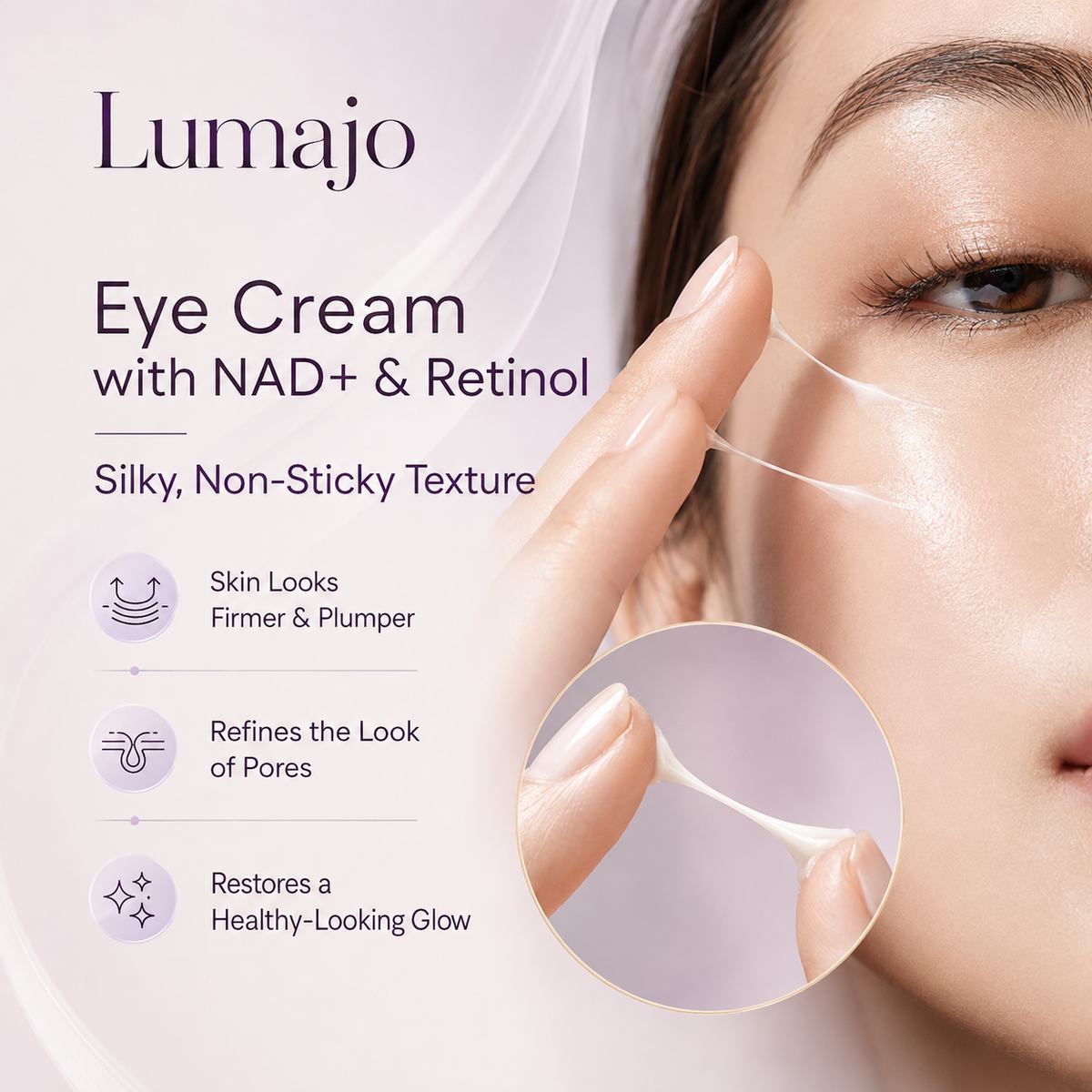 Augencreme mit NAD+ & Retinol | Lumajo