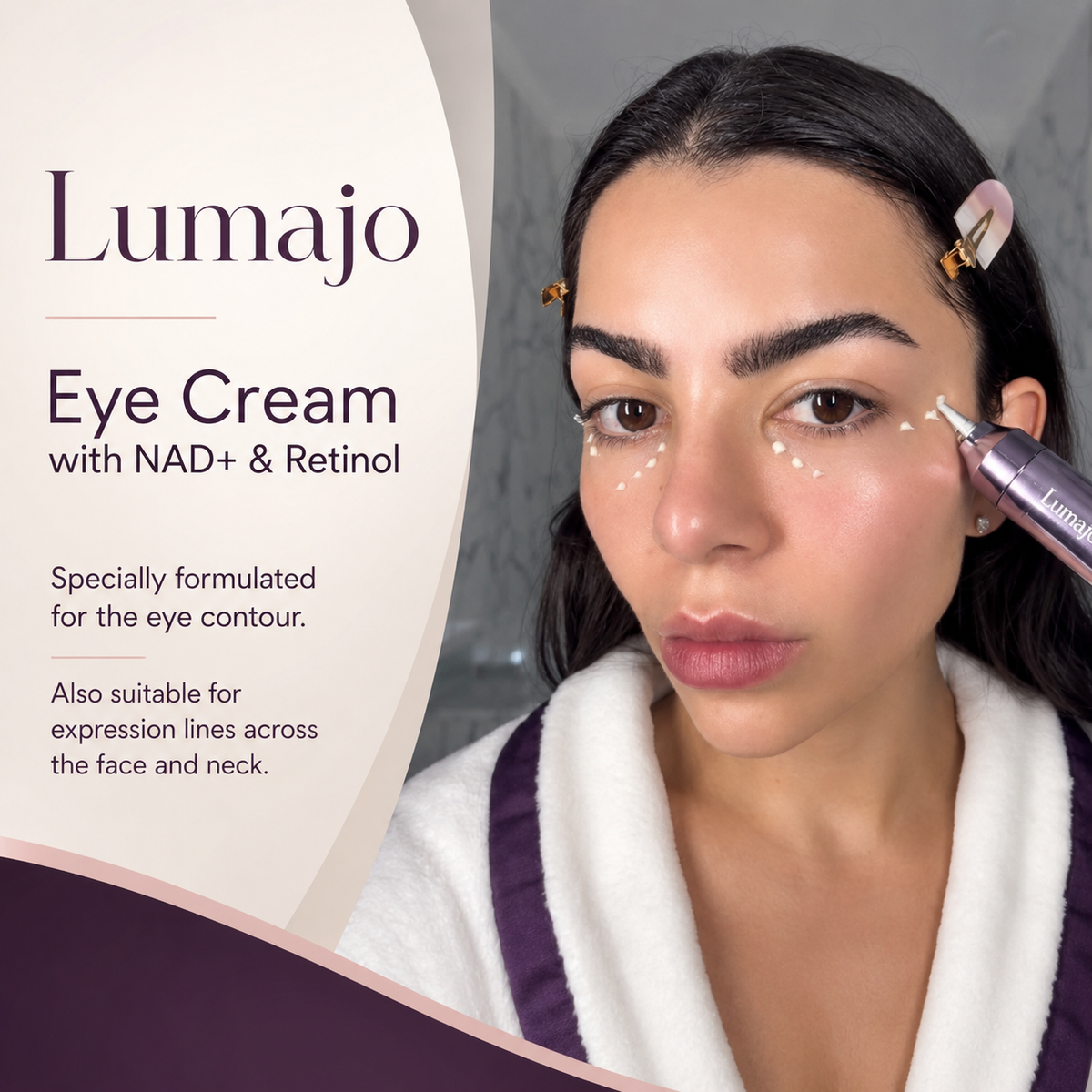 Augencreme mit NAD+ & Retinol | Lumajo