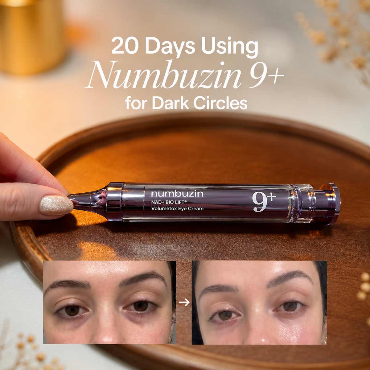 Augencreme mit NAD+ & Retinol | Lumajo
