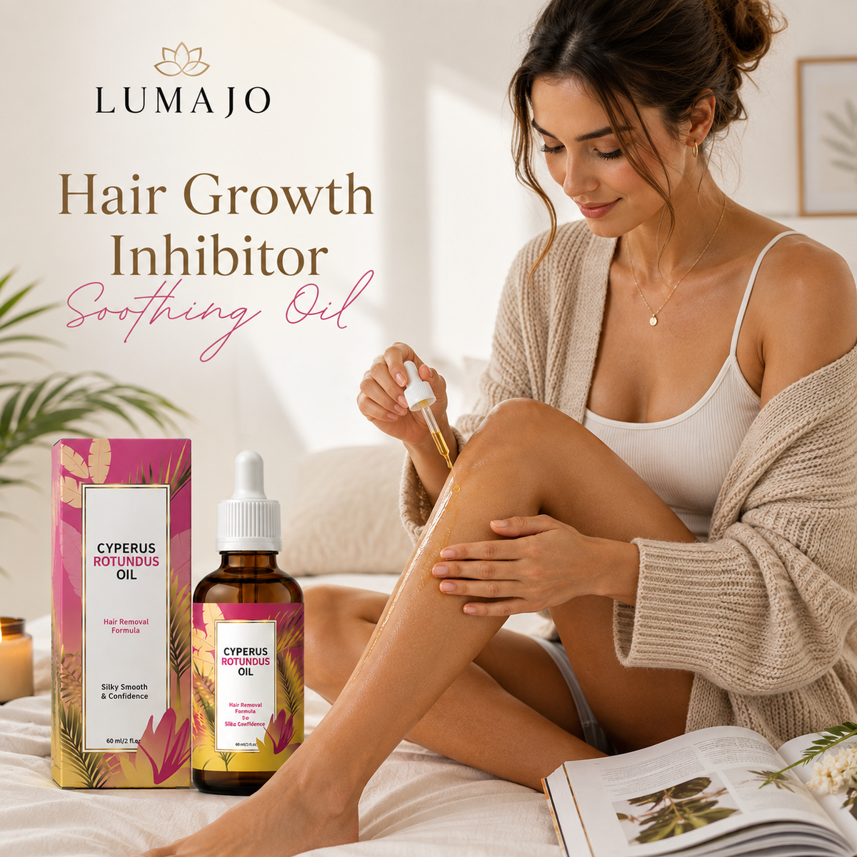 Hair Growth Inhibitor Soothing Oil | Lumajo