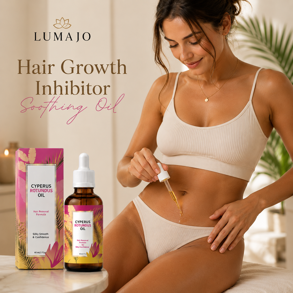 Hair Growth Inhibitor Soothing Oil | Lumajo