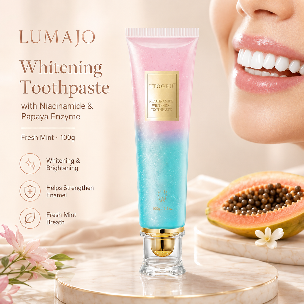 Whitening Toothpaste with Niacinamide & Papaya | Lumajo